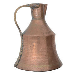 Antique French Copper Pitcher