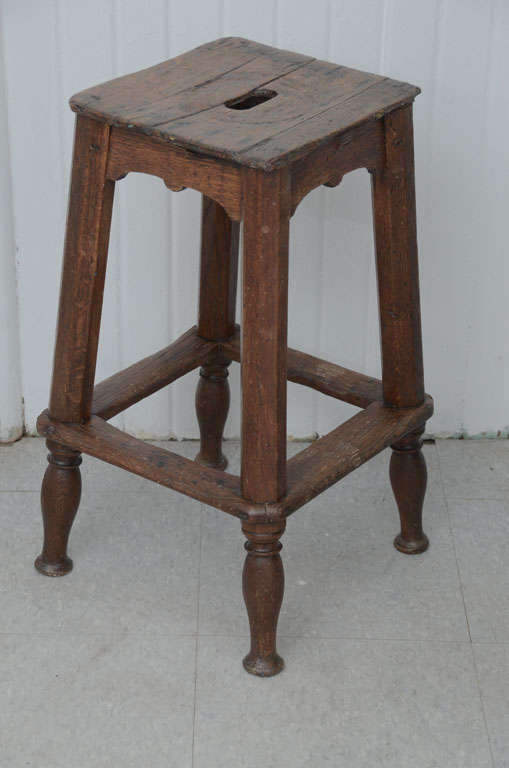 17th century Wooden Stool from France