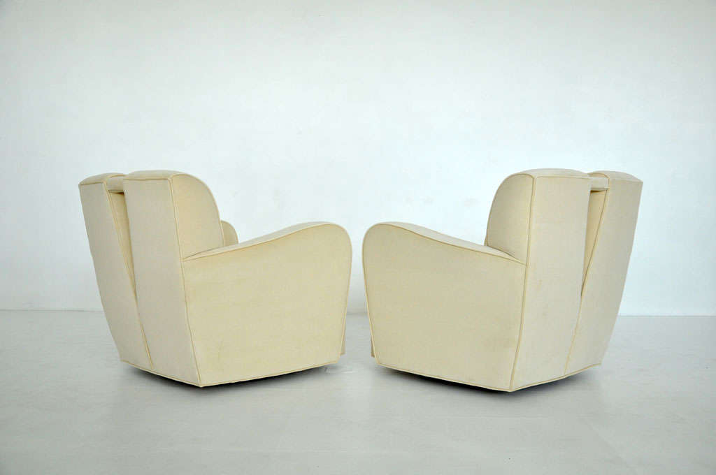 Paul Frankl Swivel Lounge Chairs 1