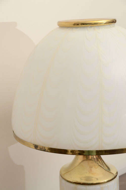 Stunning Large Murano Lamp By F. Fabbian In Good Condition In New York, NY
