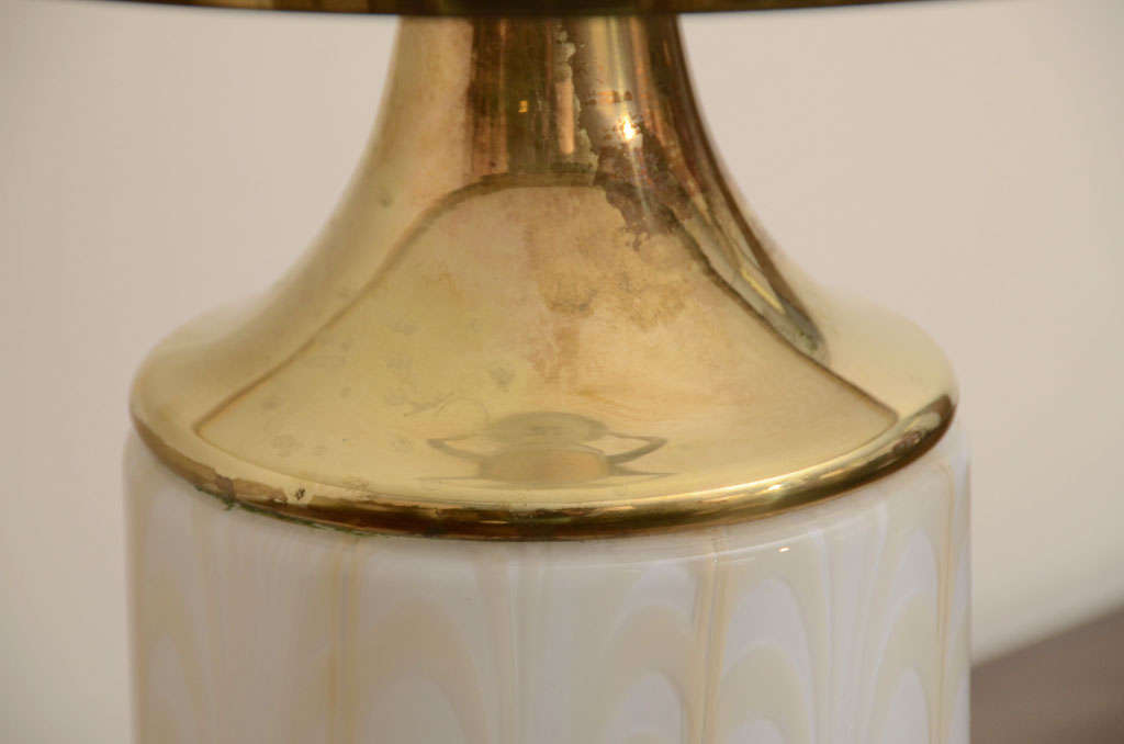 Murano Glass Stunning Large Murano Lamp By F. Fabbian