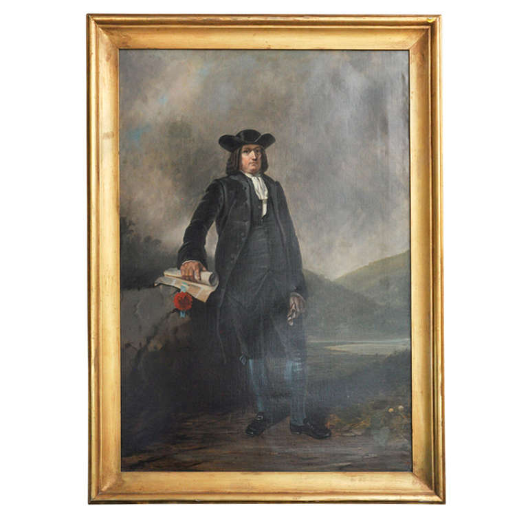 American Portrait of William Penn For Sale