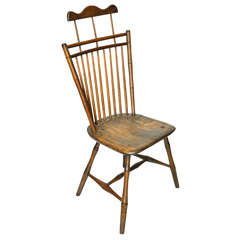 New England Comb Back Side Chair, Circa 1820