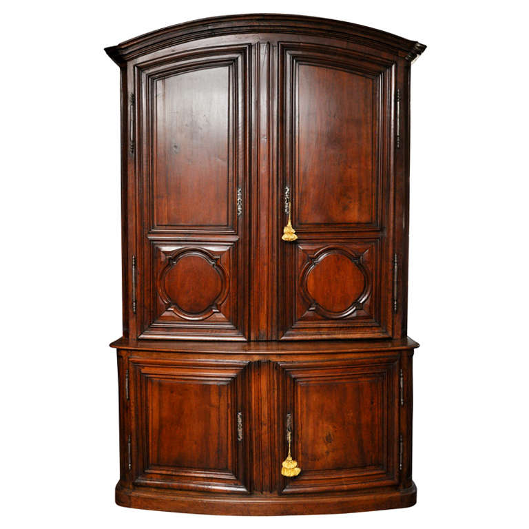 French Walnut Buffet a Deux Corps, Circa 1760