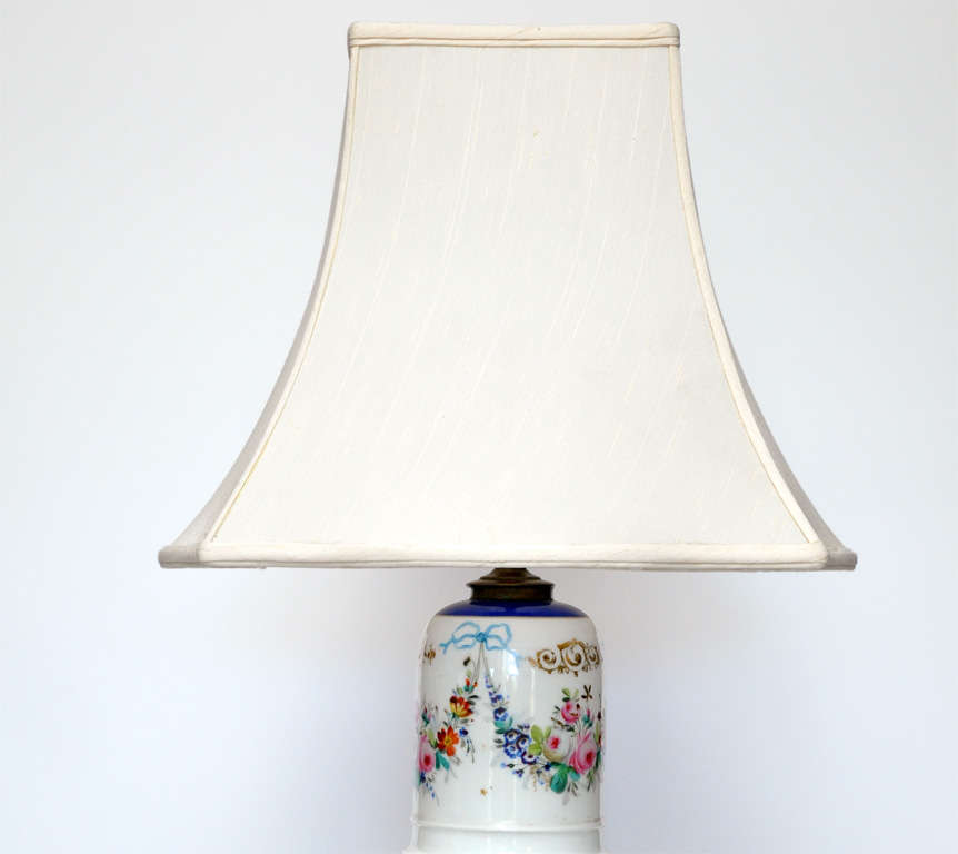 Paris Porcelain Lamp, Circa 1870