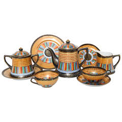 Takito Japanese Thousand Faces Tea Set by Nippon