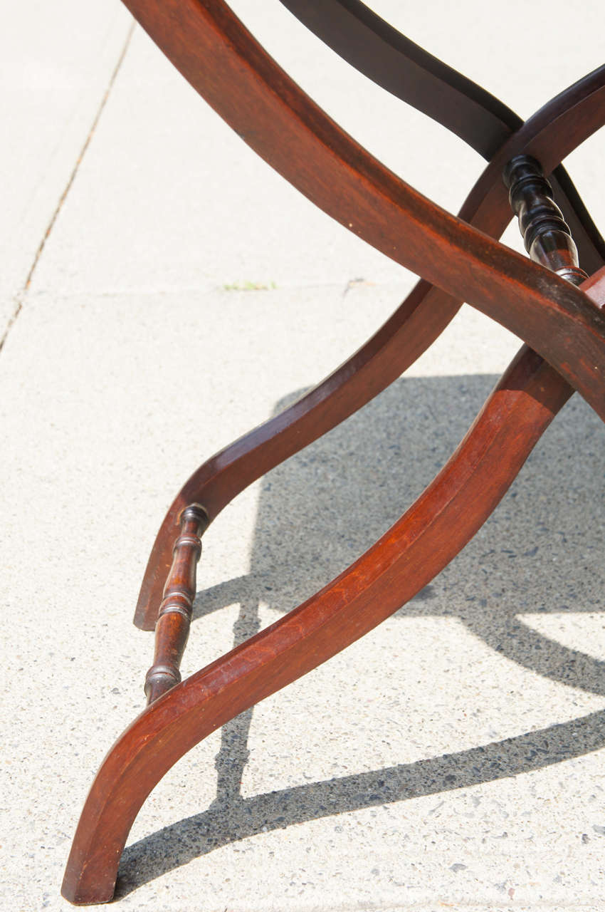 19th Century English Regency Period Mahogany Coaching Table