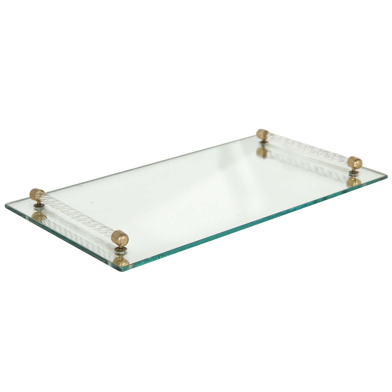 Hollywood Mirrored Vanity Tray at 1stDibs