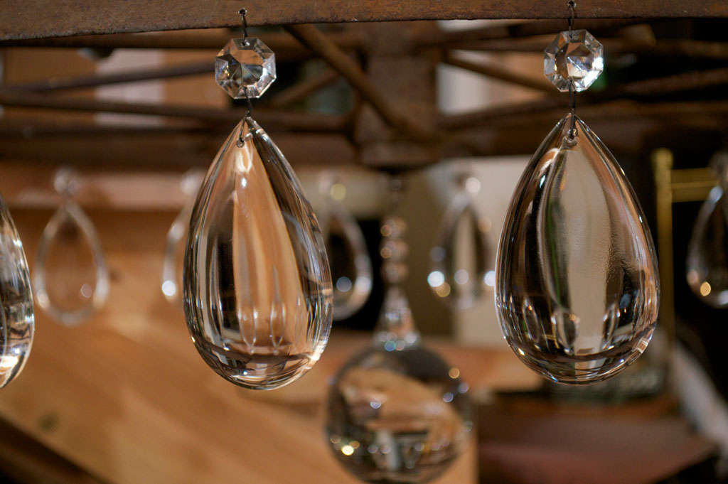 wagon wheel candle chandelier