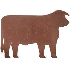 Primative Butcher Or Ranch Sign