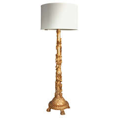 Gilded  Floor Lamp
