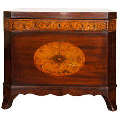 Antique Sheraton Mahogany Cellarette