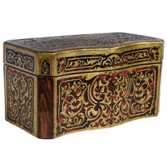 A French Boulle Tea Caddy