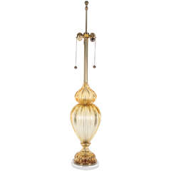 Murano Glass Table Lamp by Marbro