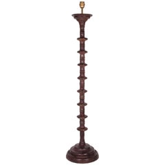 Vintage 1960s Bronze Floor Lamp