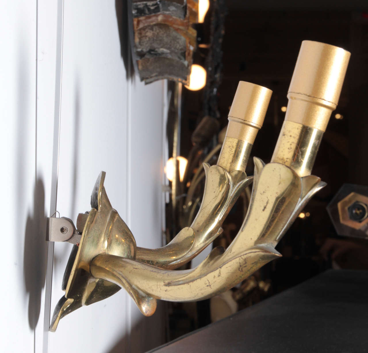 Pair of 1940s French Sconces by Scarpa 2
