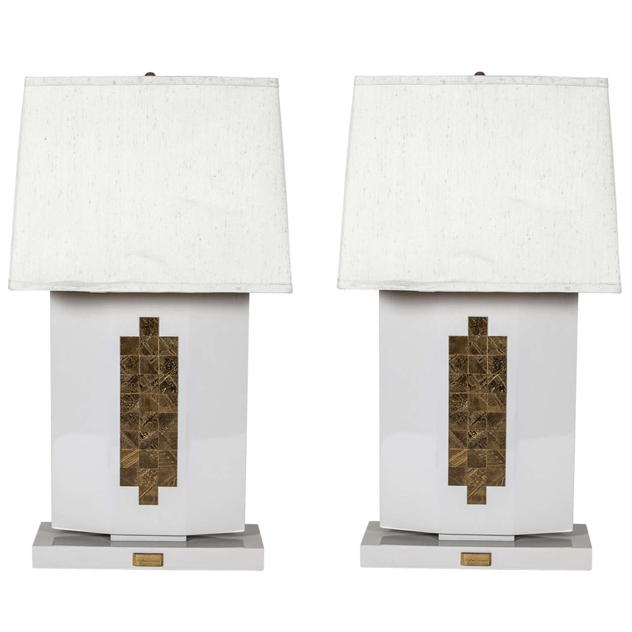 Pair of Table Lamps by Christian Kreckels For Sale