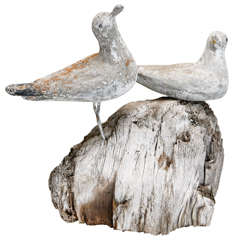 Antique Early 20th C. Seagull Sculpture