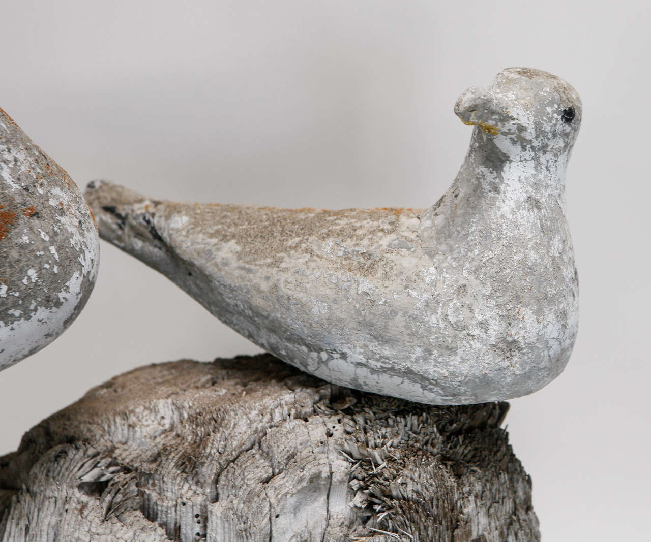Early 20th C. Seagull Sculpture In Distressed Condition In Los Angeles, CA