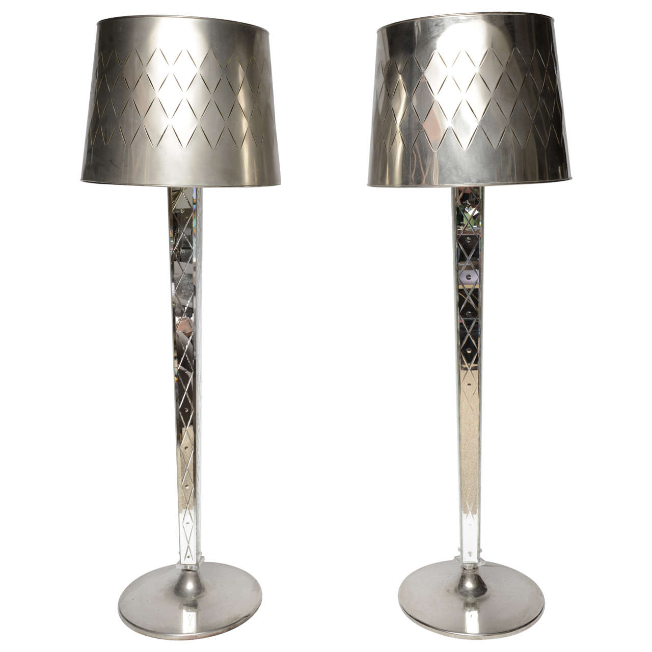 Philippe Starck Mirror Floor Lamps from the Delano Hotel at 1stdibs Philippe Starck Mirror Floor Lamps from the Delano Hotel at 1stdibs