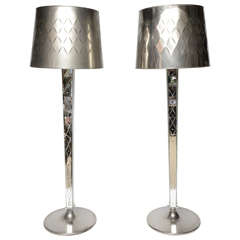 Philippe Starck Mirror Floor Lamps from the Delano Hotel