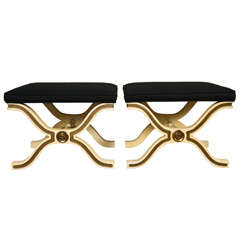 Pair of Dorothy Draper Benches