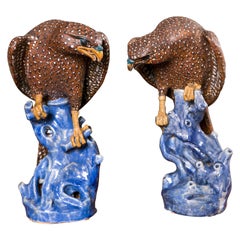 Ceramic Figures of Hawks