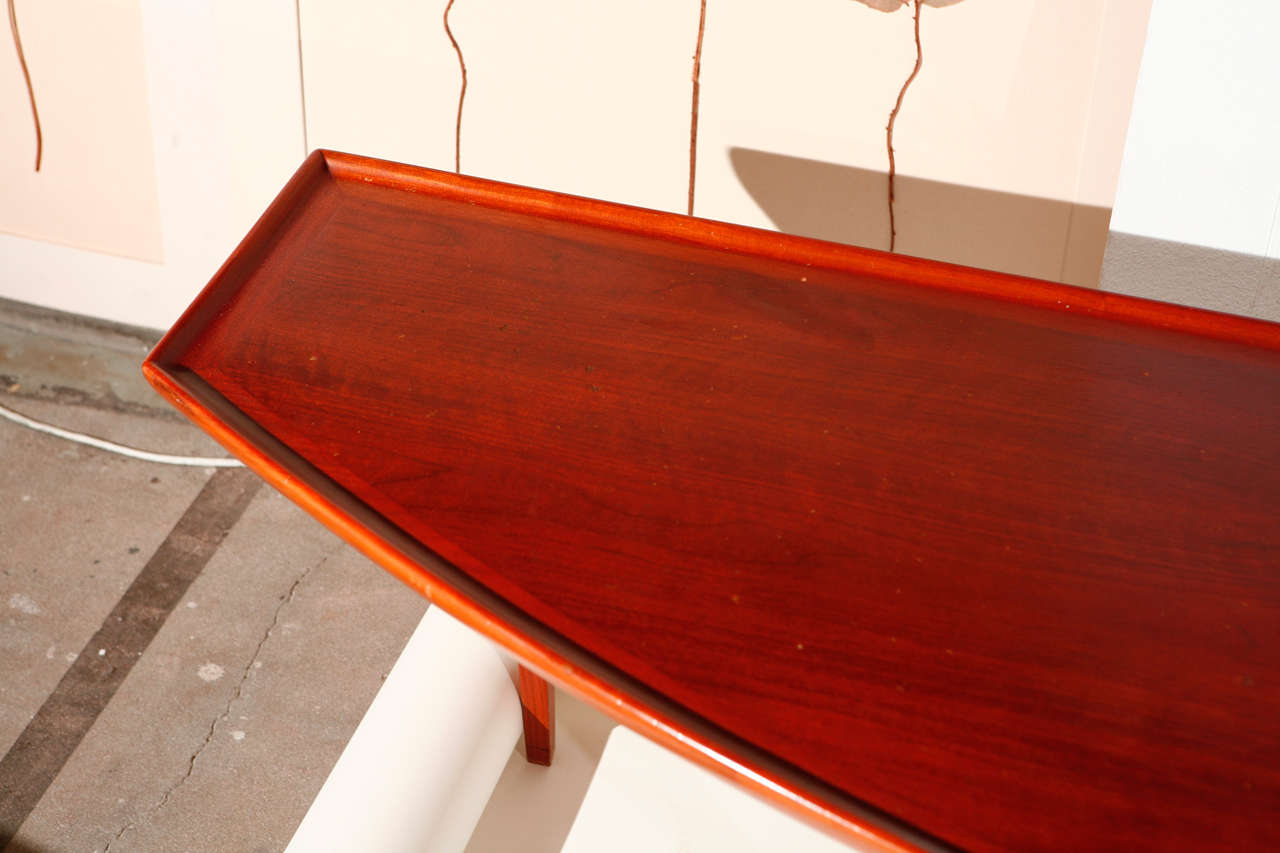Mid Century Coffee Table with Planter Insert In Good Condition In Los Angeles, CA