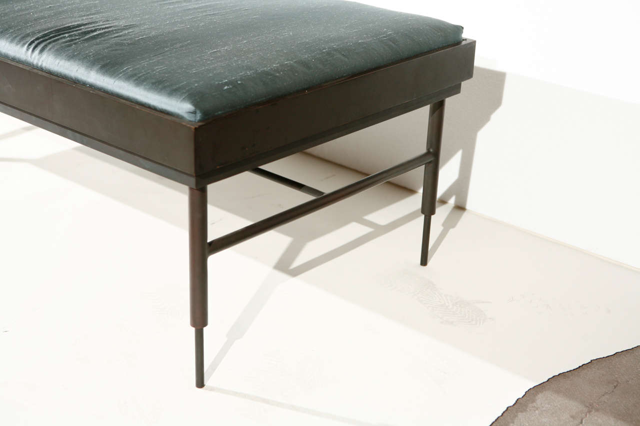 20th Century Pair of Bronze Benches
