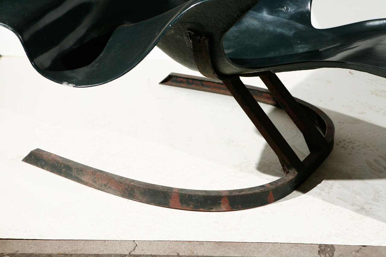 Elephant Chair by Bernard Rancillac In Fair Condition For Sale In Los Angeles, CA