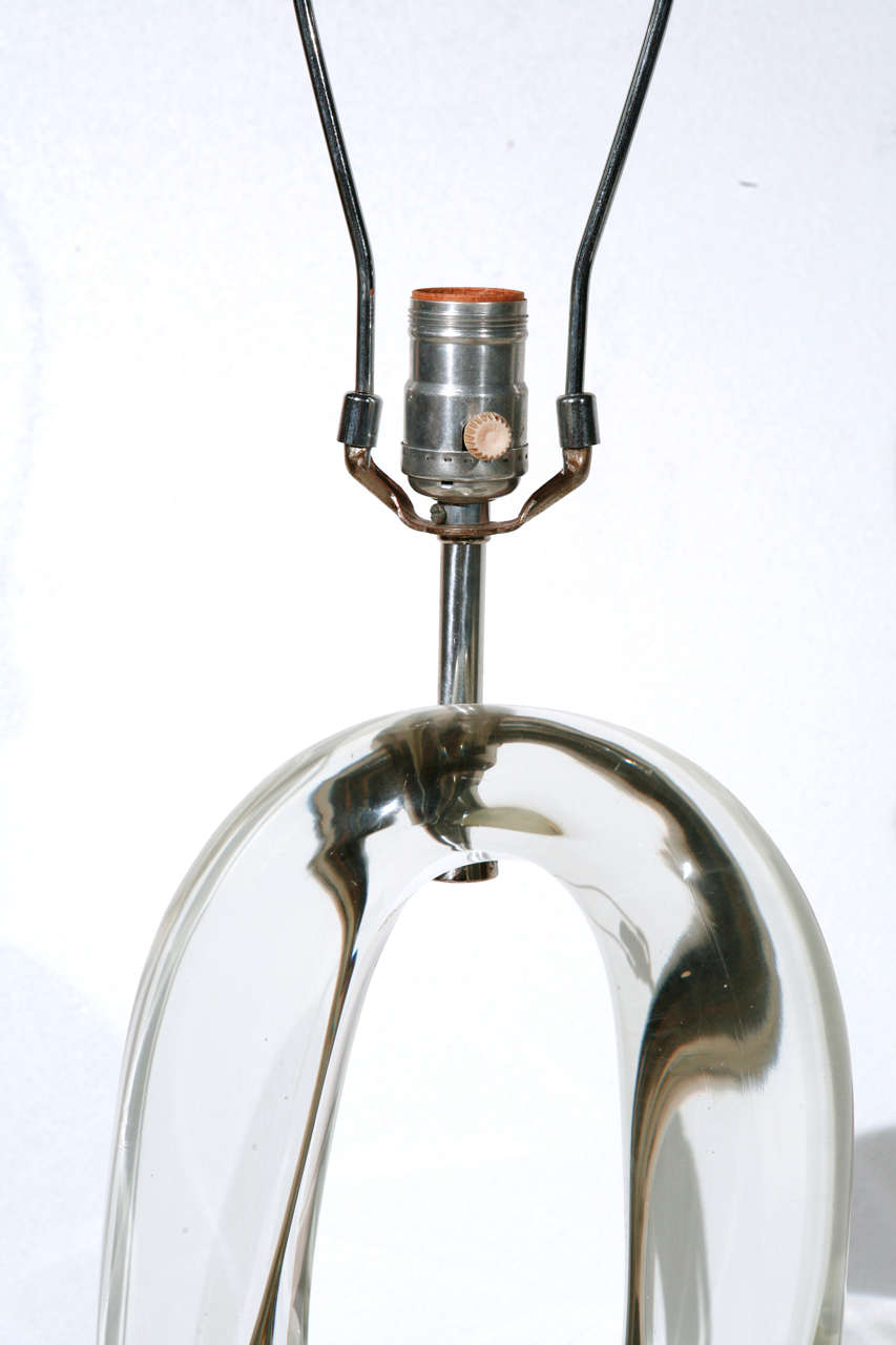 20th Century Sculptural Murano Table Lamp