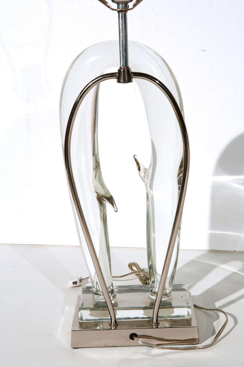 Sculptural Murano Table Lamp 3