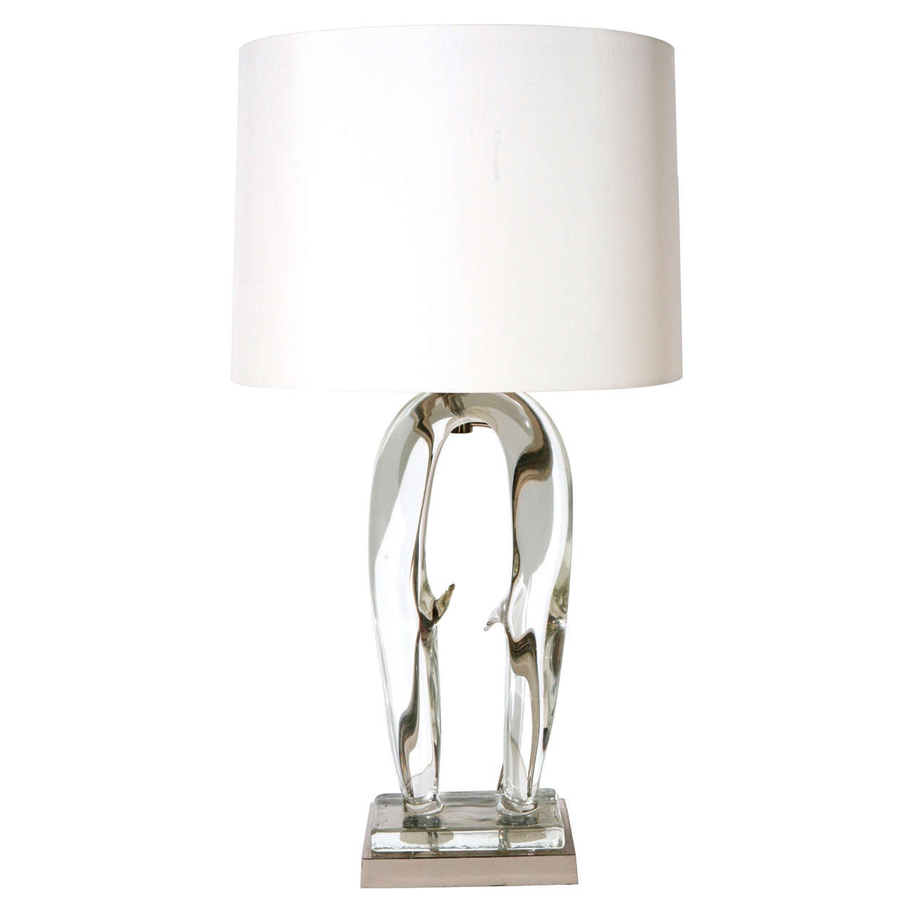 Sculptural Murano Table Lamp