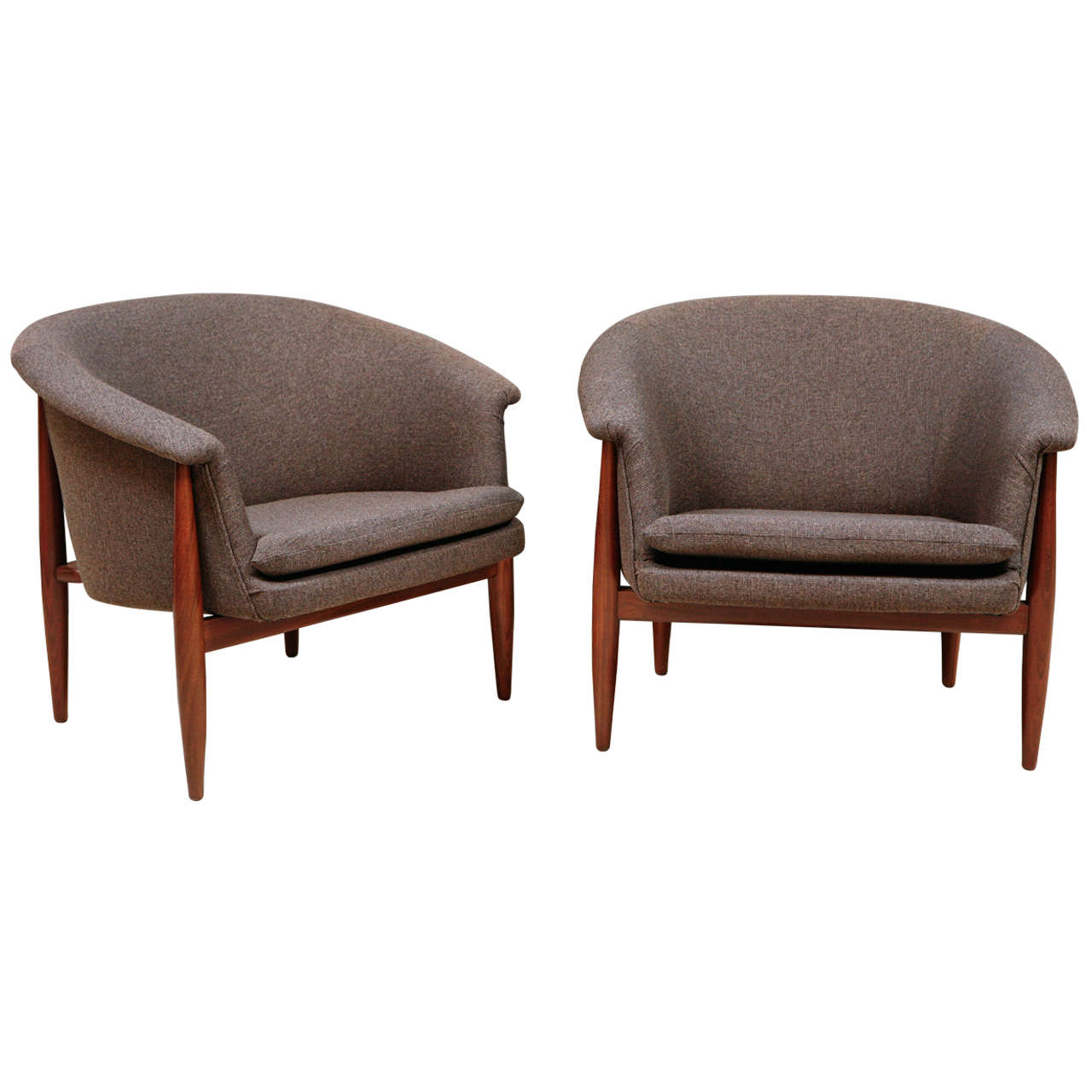 Pair of Danish Drum Chairs