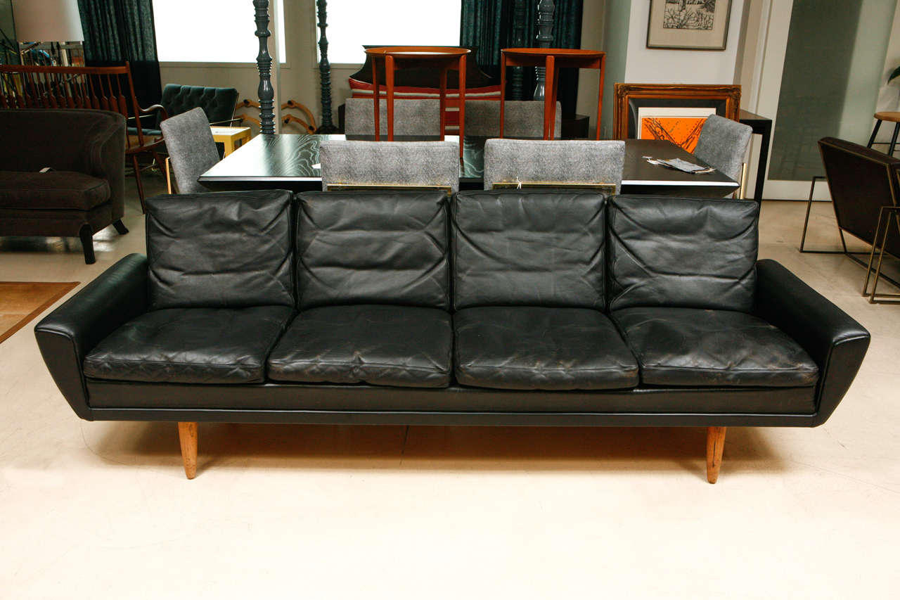 G. Thams Designed Leather Sofa