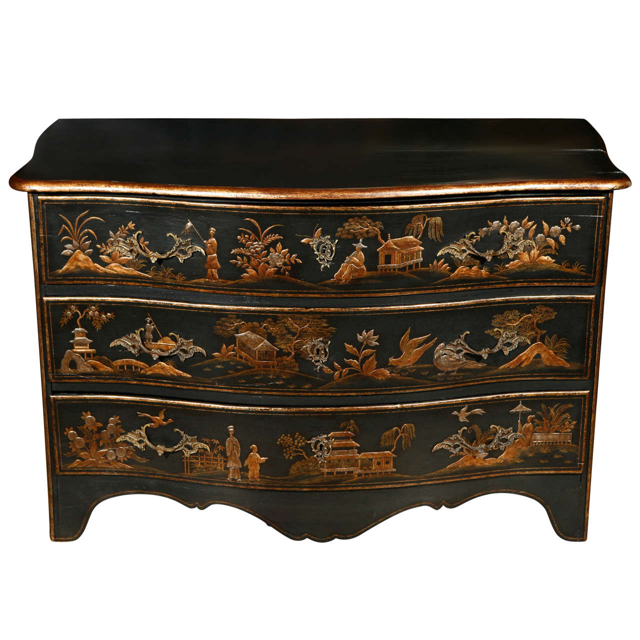 French 18th Century Chinoiserie Commode