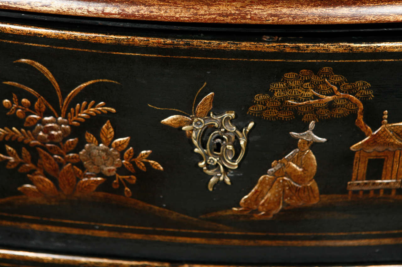 18th Century and Earlier French 18th Century Chinoiserie Commode For Sale