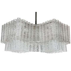 Glass Tube Chandelier by Doria 6