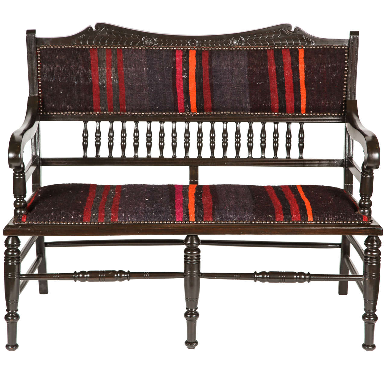 Vintage Spindle Back Bench