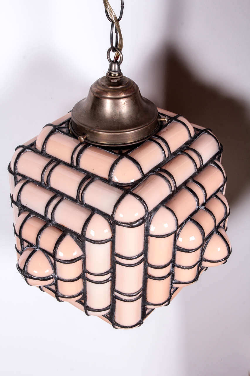 Glass Light Fixture by Adam Kurtzman at 1stDibs
