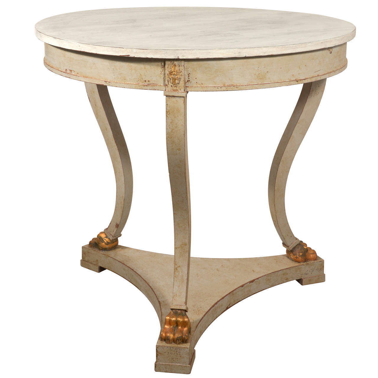 Swedish Painted Center Table For Sale