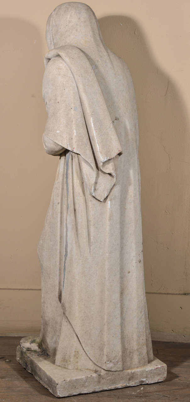 Italian Carrara Marble Statue 1