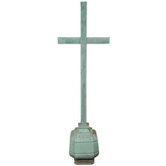 Large 19th c. Copper Cross