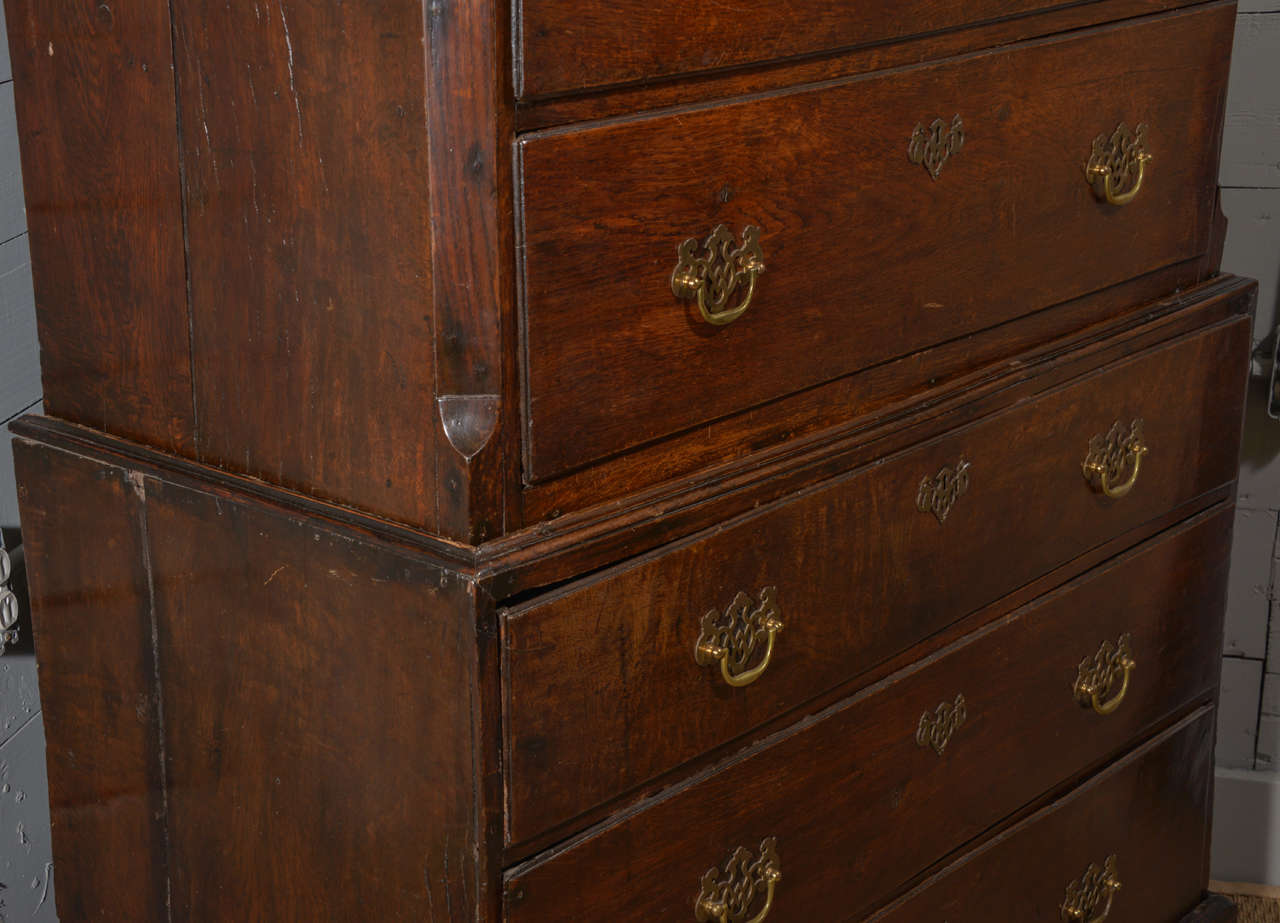 18th Century Chippendale Period Tall Chest In Excellent Condition In Houston, TX