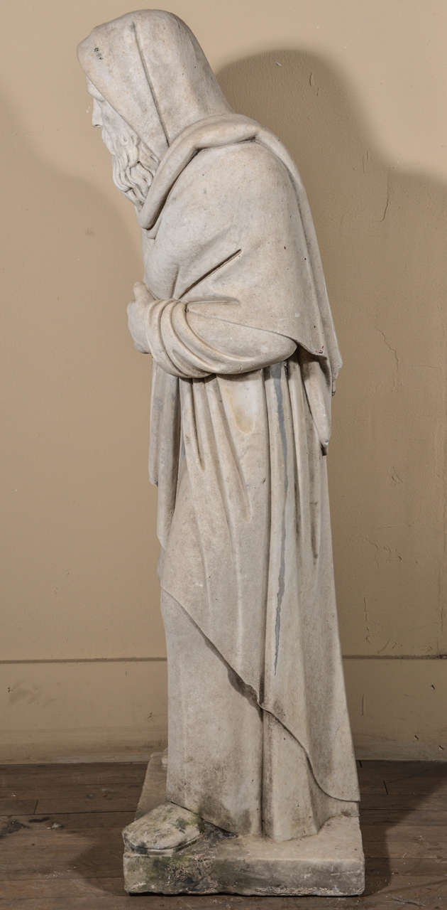 Italian Carrara Marble Statue at 1stDibs