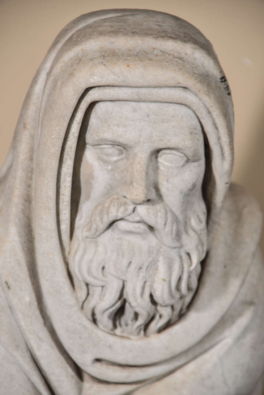 Italian Carrara Marble Statue at 1stDibs