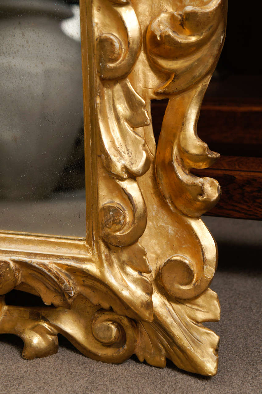 Italian carved gilt wood mirror frame at 1stdibs