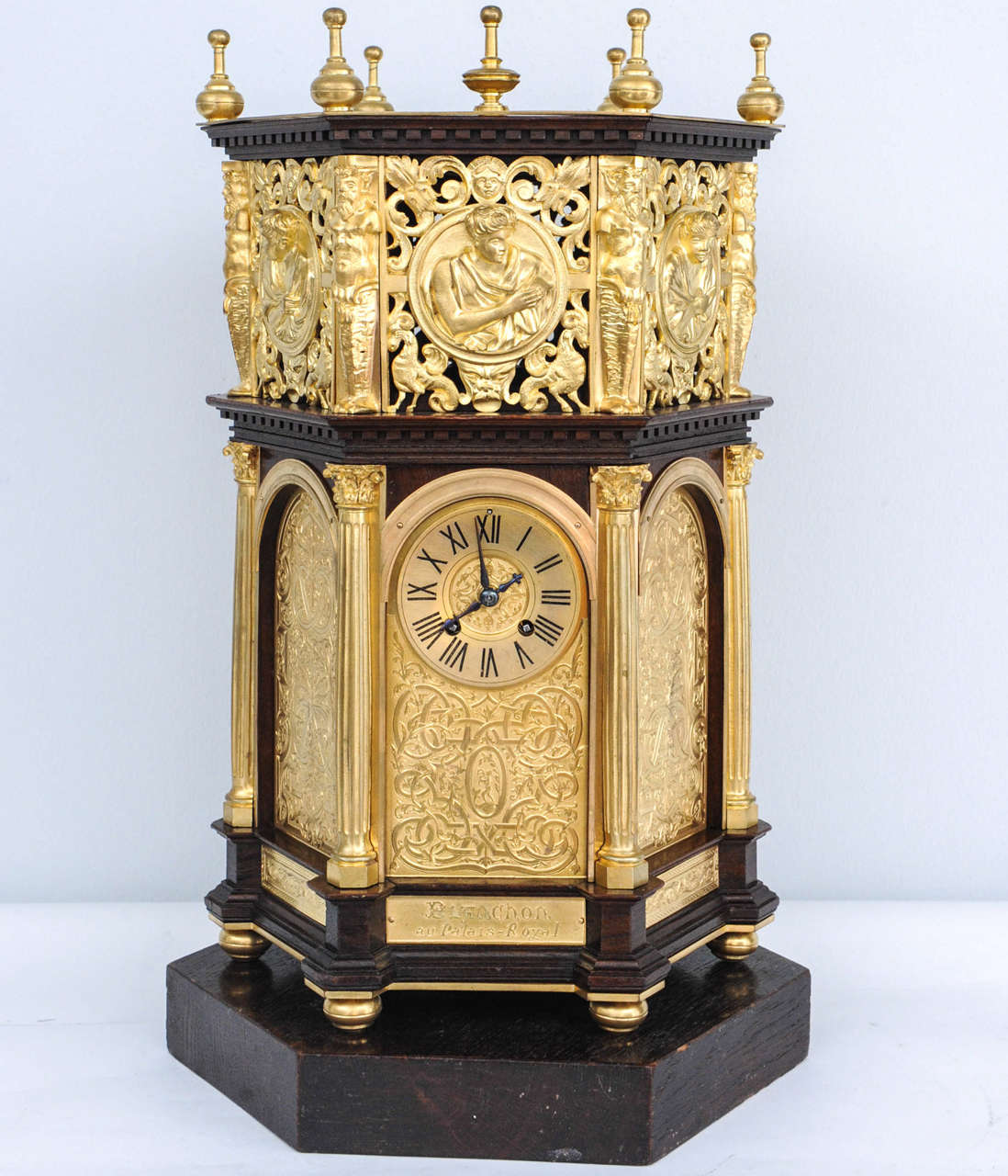 Ormolu An impressive French astronomical centerpiece table clock, circa 1880