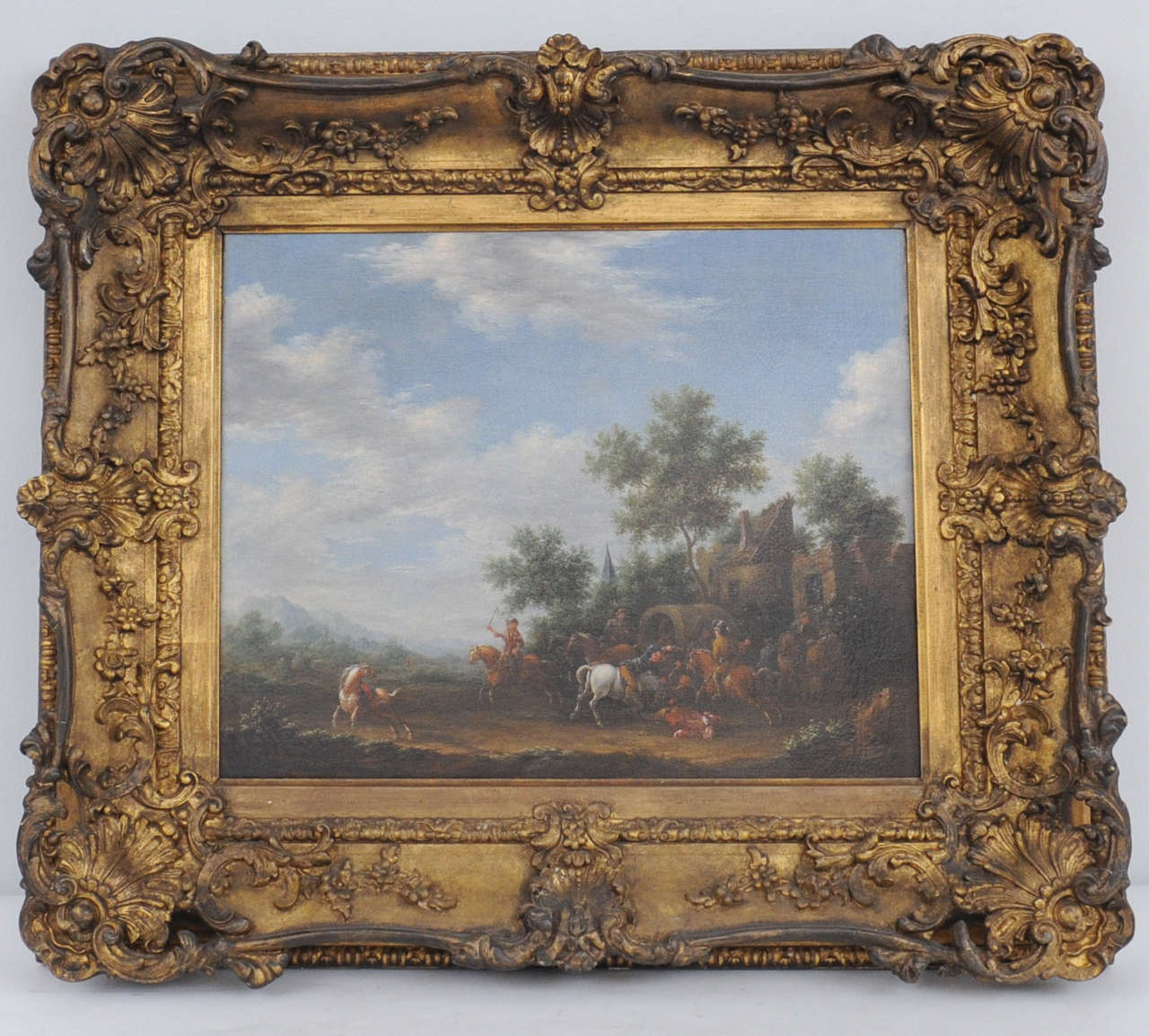 A 17th c. Dutch oil painting