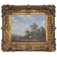 A 17th c. Dutch oil painting